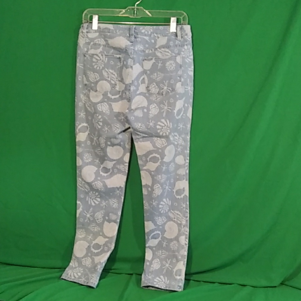 Soft Surroundings Small Nautical Shell Print Jeans - image 2